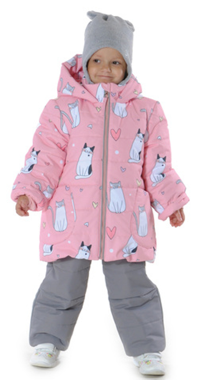 Куртка зимняя мембрана для девочки 2-8 лет Милашка Сьюзи