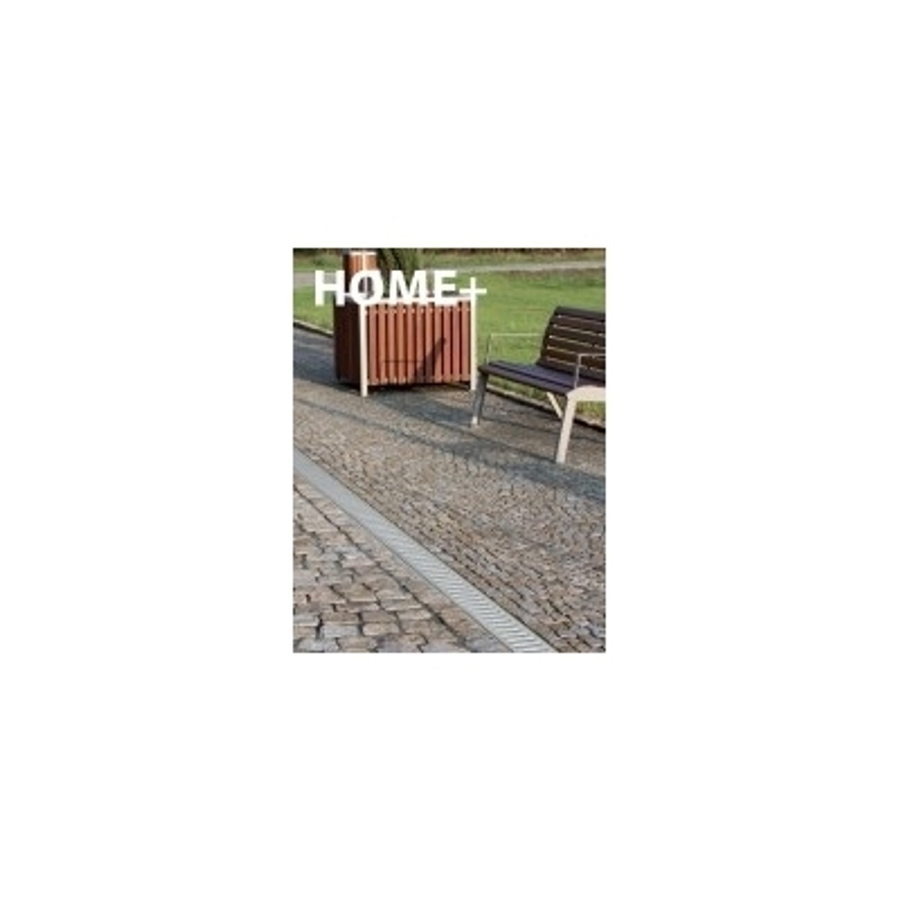 AVZ102-R102 Дренажный канал 100 мм, с интегрированной пластиковой рамой и оцинкованной решеткой C-образного профиля