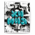 Тетради предметные, КОМПЛЕКТ 12 ПРЕДМЕТОВ, 48 л., глянцевый УФ-лак, BRAUBERG "3D LETTERS", 405169