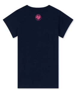Футболка для девочки Roland Garros Kids Logo Tasha - navy