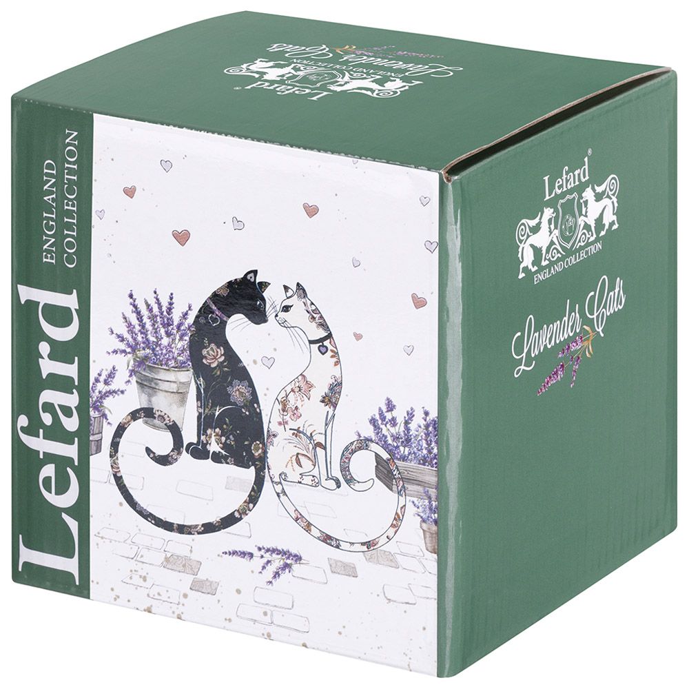 КРУЖКА LEFARD "ЛАВАНДОВЫЕ КОТЫ" 330 МЛ (КОР=24ШТ.)