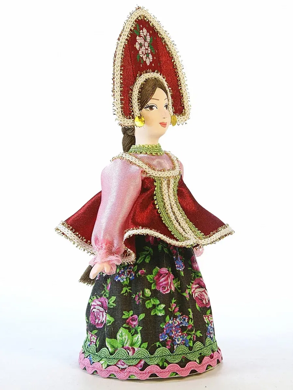 Кукла коллекционная девушка в русской праздничной одежде