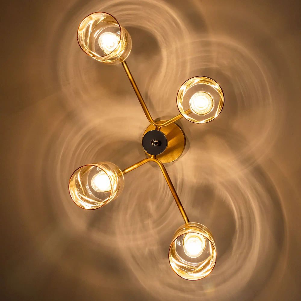 Citilux Клод CL137142 Люстра потолочная Золото