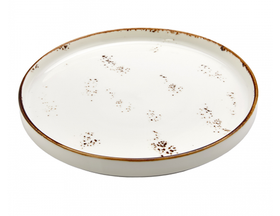 Тарелка мелкая с бортом "Elegance" 23см. фарфор By Bone