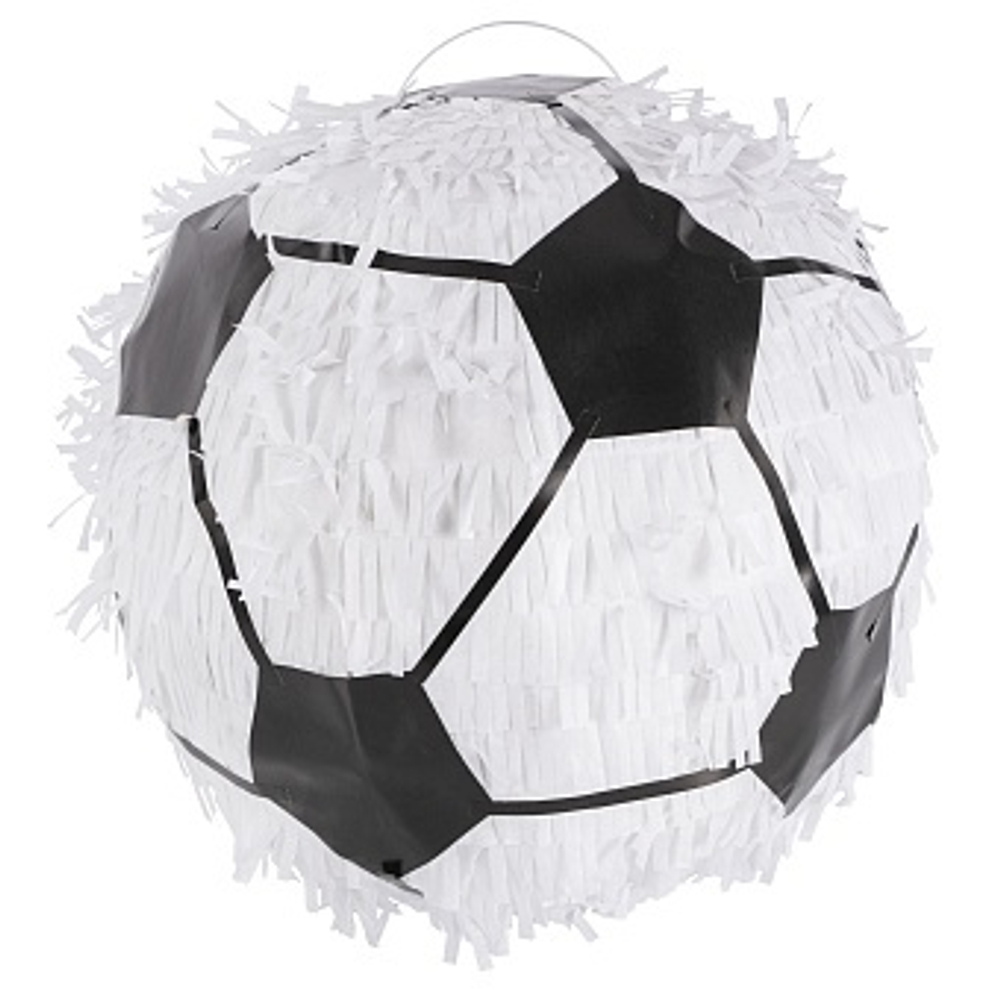 Пиньята Футбольный мяч Черный/Белый 30*30 см