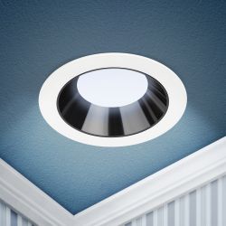 Светильник светодиодный встраиваемый Даунлайт ЭРА LED 21-12-6K круглый 12Вт 6500К | Downlight