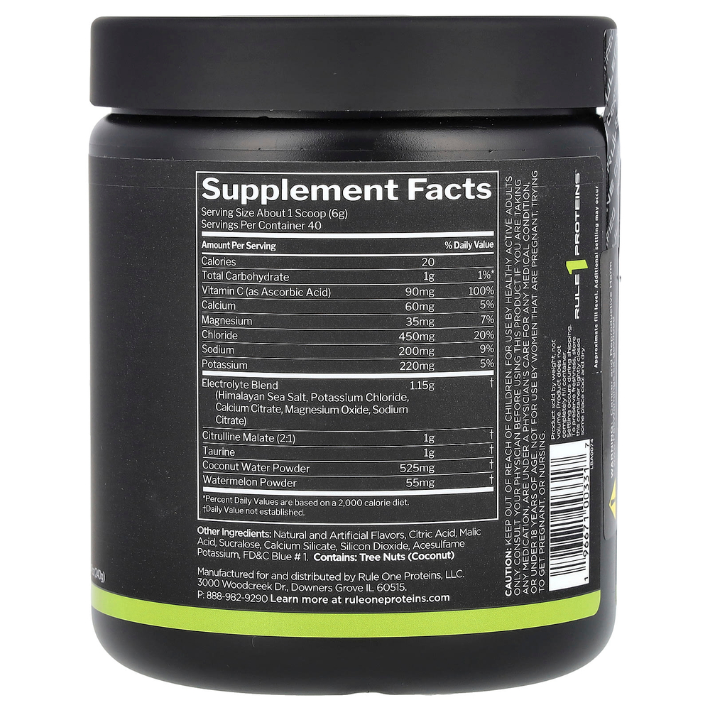 Rule One Proteins, Lytes, голубая малина, 240 г (8,47 унции)