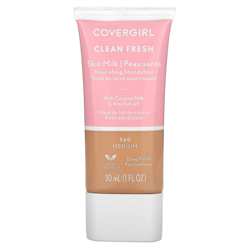 Covergirl, Clean Fresh, Skin Milk, питательный тональный крем, 560 Medium, 30 мл (1 жидк. унция)