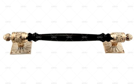 Ручка дверная парадная скоба латунная Сталинская