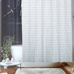 Штора для ванной полиэстер 180*180"Голди»(белые)