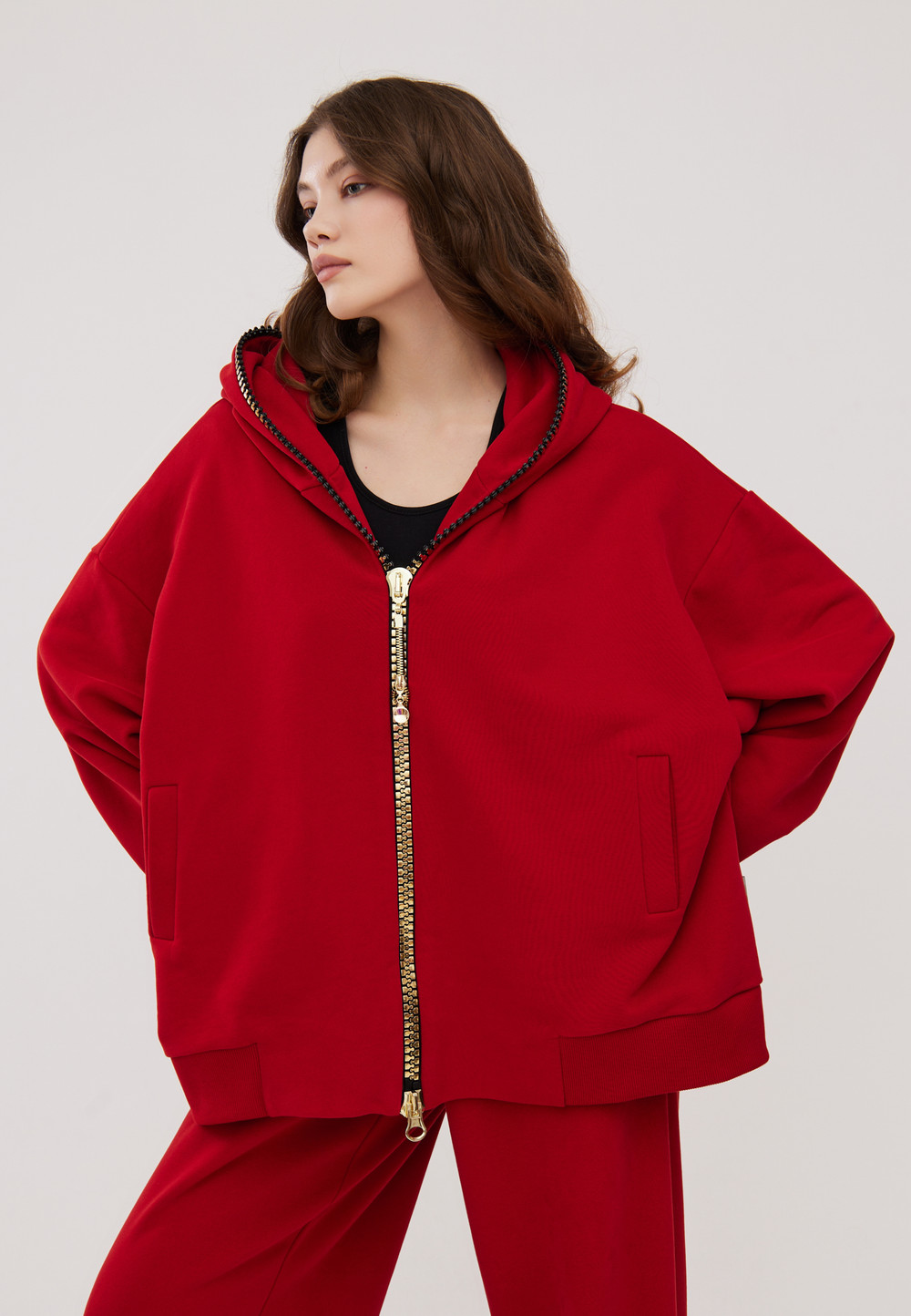 Худи WEST-2 Спорт Шик Красный