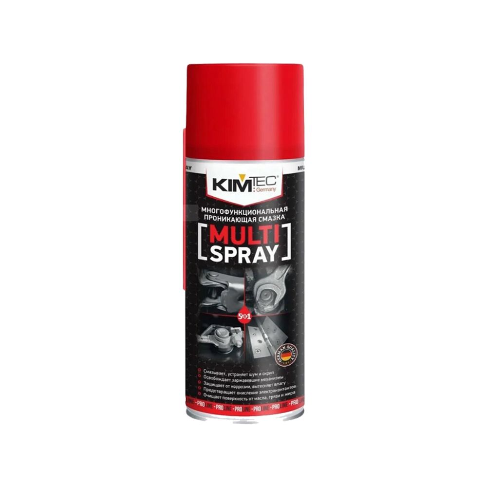 Проникающая смазка «KIM TEC» MULTI-SPRAY 5 в 1, 160 мл, 12шт