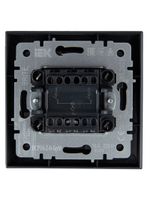 BRITE Выключатель 2-клавишный 10А в сборе ВСР10-2-0-БрМ маренго IEK