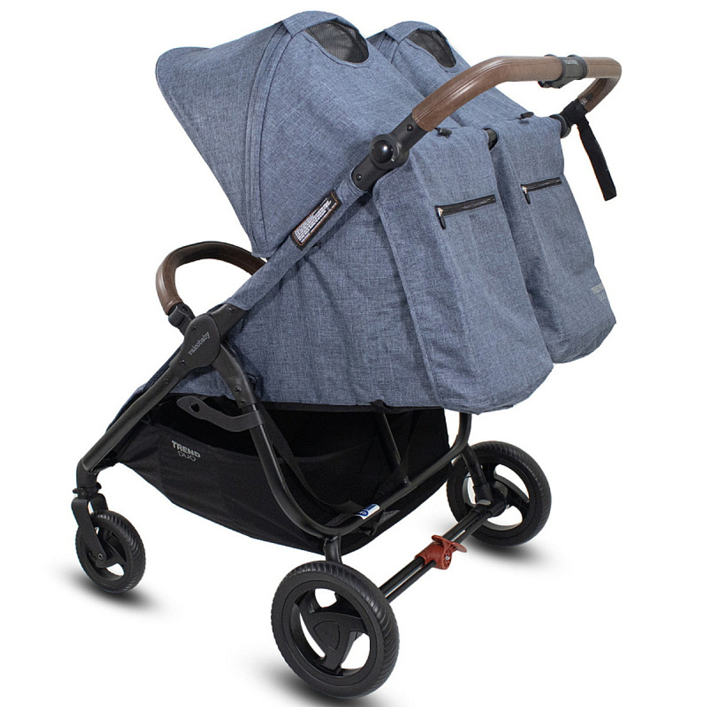 Детская прогулочная коляска для двойни Valco baby Snap Duo Trend Denim