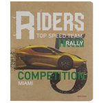 Тетрадь 48л., А5, клетка, Проф-Пресс "Легендарное авто", скрепка, крафт-картон, 5 дизайнов