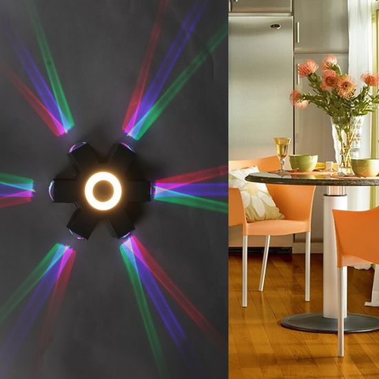 Архитектурный светильник Reluce LED 08231-9.2-007U LED4W+6*3W RGB BK