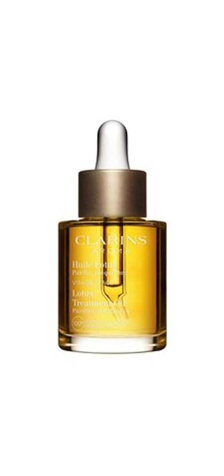 Clarins Lotus Treatment Oil - регенерирующее масло с разглаживающим эффектом для дня и ночи /   30  ml  / GTIN 3666057030956
