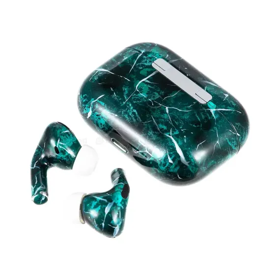 Apple AirPods Pro 2nd gen with MagSafe USB-C (2023) Green Marble Total Gloss