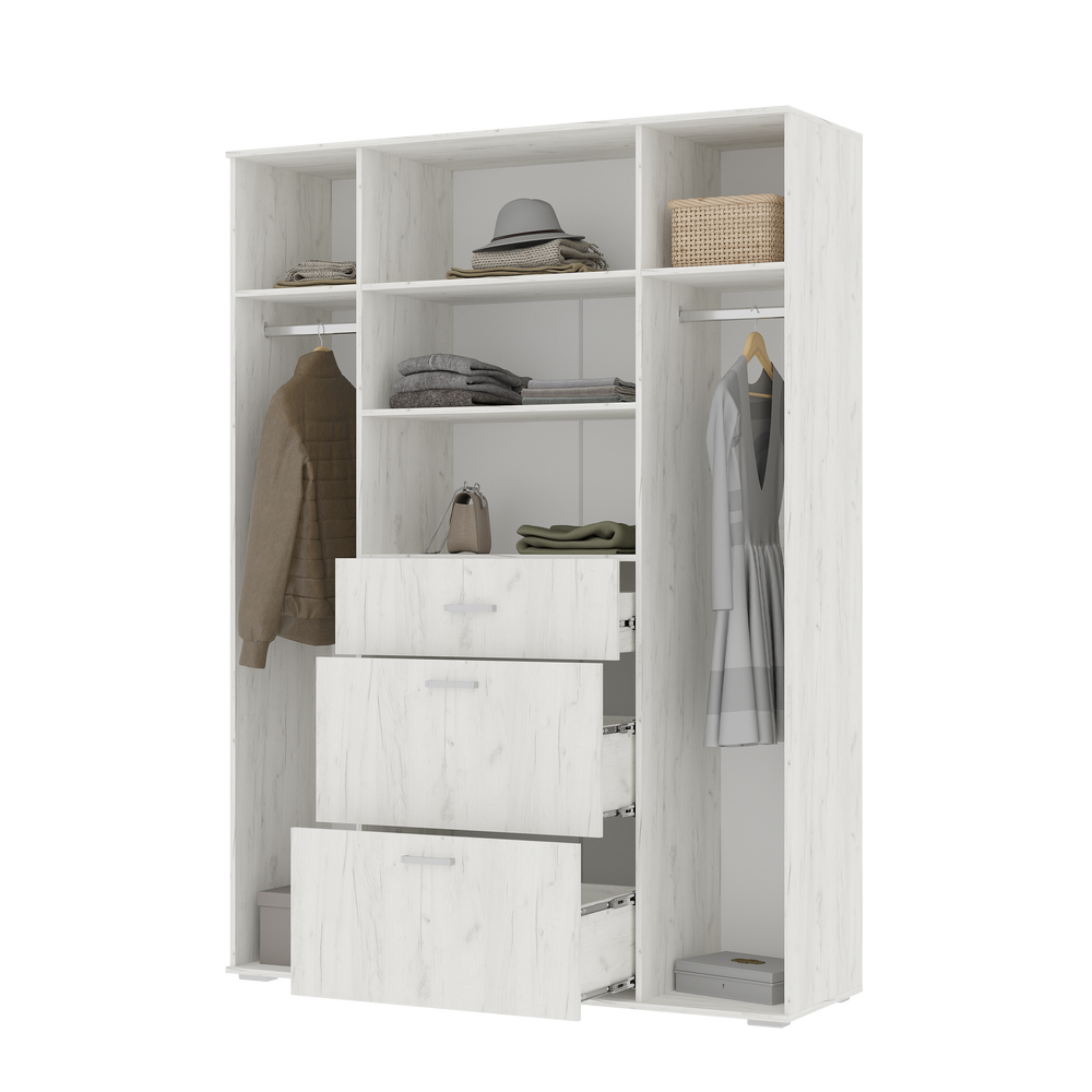 Шкаф Нельсон ШК 03 Дуб Каньон/Железный Камень