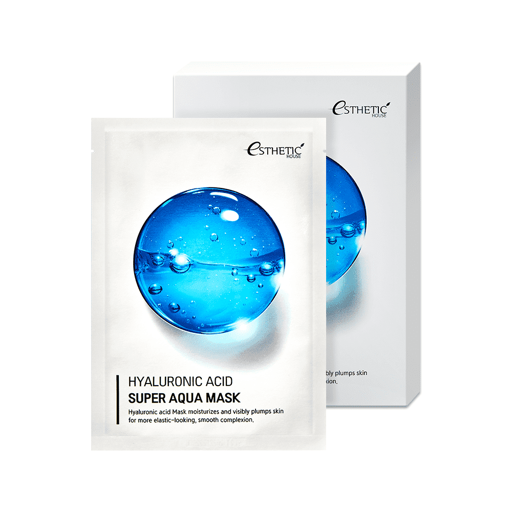 Маска для лица Esthetic House Hyaluronic Acid Super Aqua Mask тканевая с гиалуроновой кислотой 25 мл