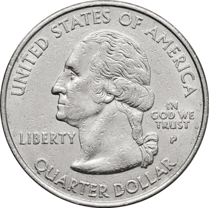 25 центов (1/4 доллара, квотер) 2006 США «Штат Невада» (P) XF