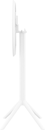 Стол пластиковый барный складной Siesta Contract Sky Folding Bar Table 60, белый