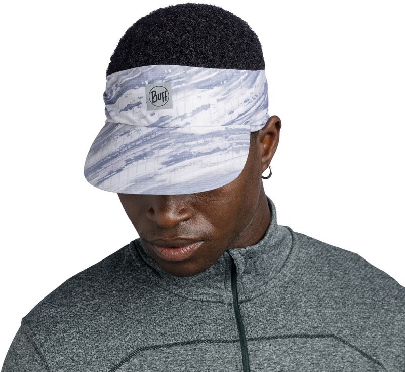 Спортивный козырек от солнца Buff Pack Run Visor Frane Steel Фото 3