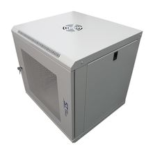 Шкаф настенный с полкой 19`` 12U ST-NCP12U600 (серый) 12U 2-х секционный, 530*600, перфор. дверь