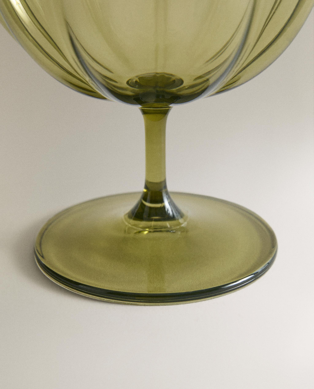 Zara Home тарелка из стекла, цвет синий, 10.6 см