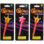 Палочка светящаяся Корона/Звезда, 24 см, микс цветов