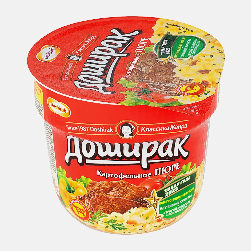 Картофельное пюре Доширак со вкусом мяса 40г