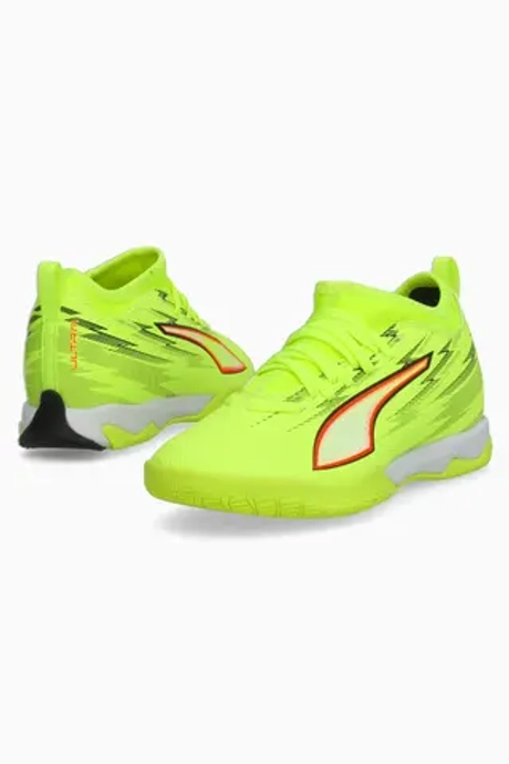 Футзалки Puma Ultra 6 Match+ Mid IT Junior - зеленый