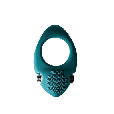 Эрекционное виброкольцо Pure Passion Midnight зеленый