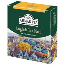 Чай черный Ahmad tea English tea No.1 в пакетиках, 100 шт