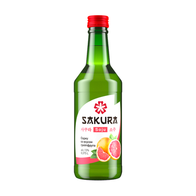 SAKURA Soju Грейпфрут 0,375л.