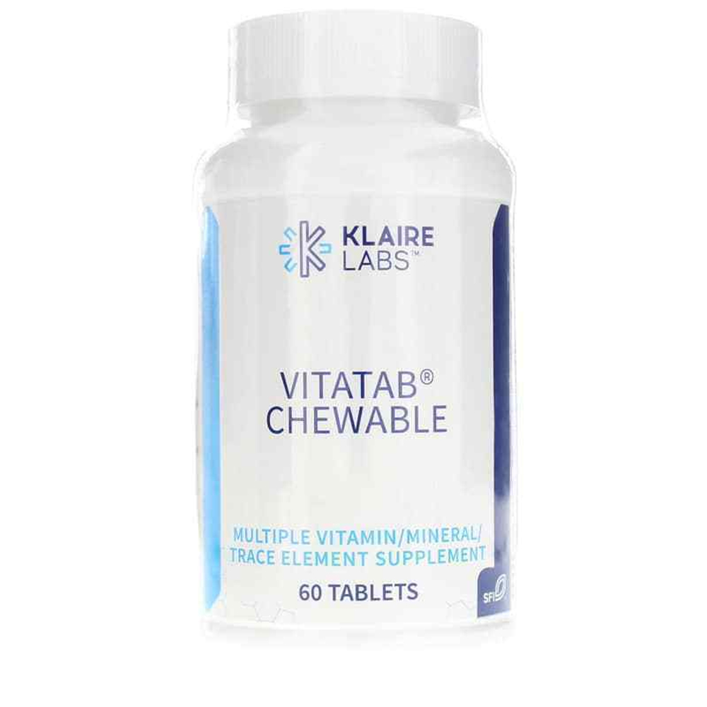 Klaire Labs - VitaTab® Chewable - 60 chewable tablets