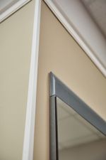 Коллекция Стокгольм Тумба с зеркалом Серый Графит/Графит Глянец (Набор)