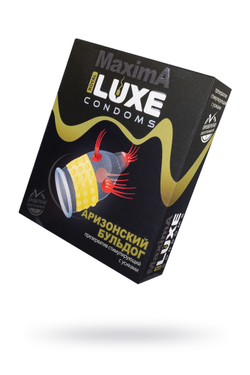 Презервативы Luxe Maxima Аризонский Бульдог, 1 шт