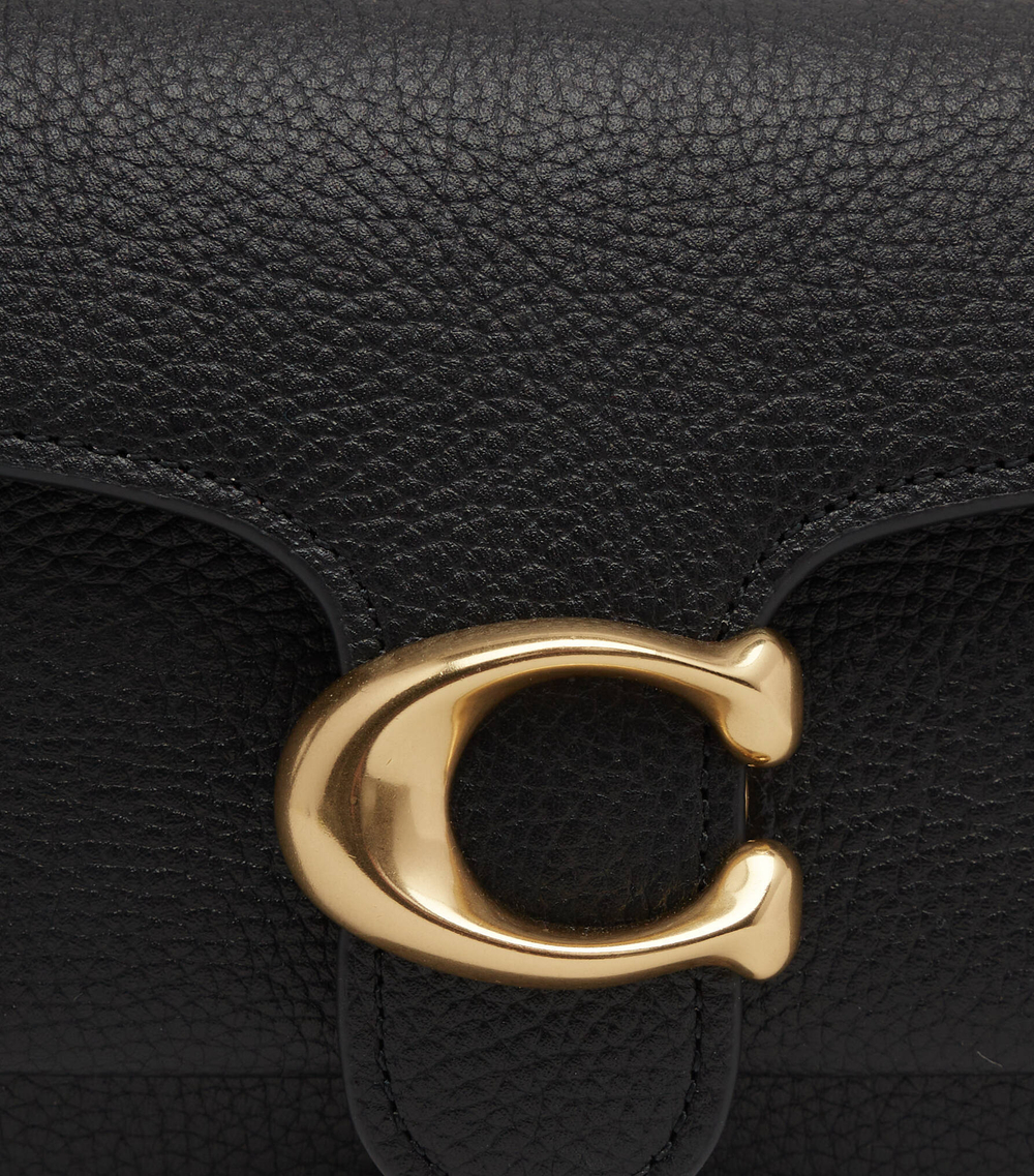 Кожаная сумка-мессенджер Tabby Coach - черный(CE772)