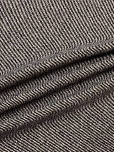 Шерсть с п/а и люрексом костюмно-пальтовая Peserico черно-коричневая