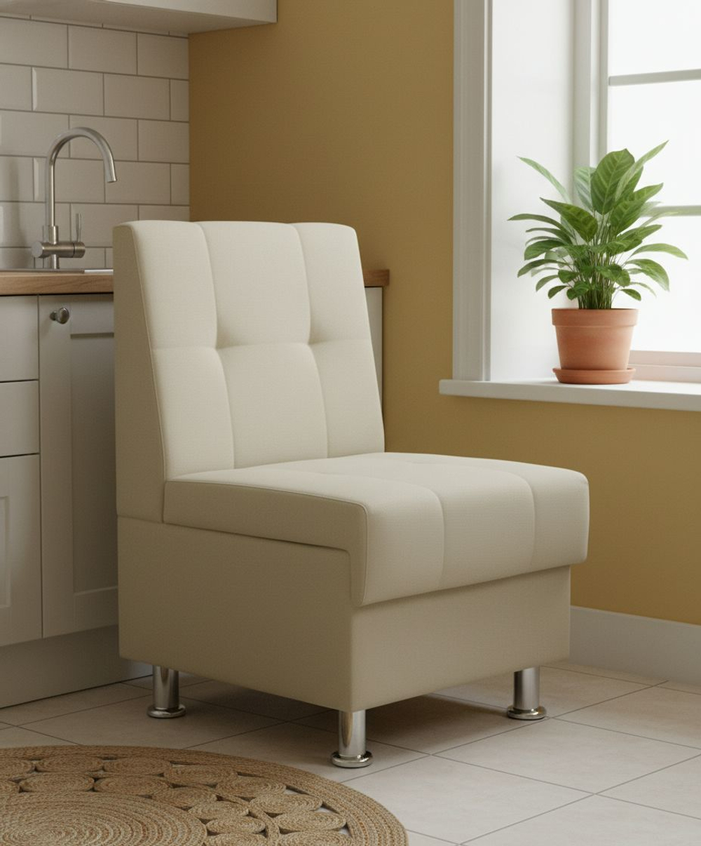 Стильный компактный диван Фабрики ОНИКС из практичного и износостойкого материала с оригинальным дизайном, вместительным ящиком для хранения, мягким наполнителем для дома, дачи и офиса