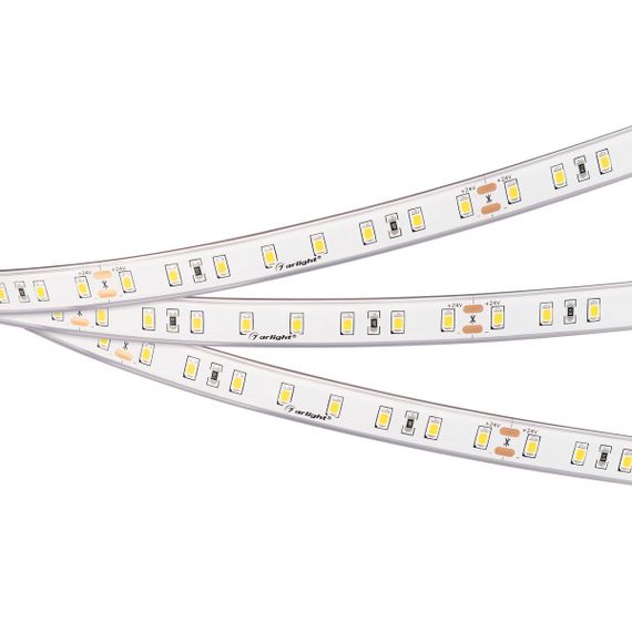 Светодиодная влагозащищенная лента Arlight 4,8W/m 80Led/m 2835SMD теплый белый 5M RTW-PS-A80-12mm 24V Warm2700 045164