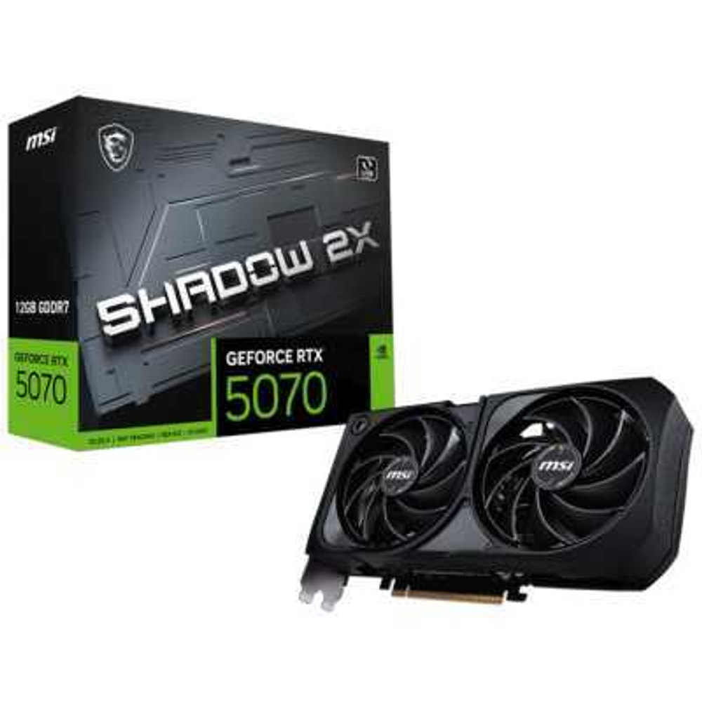 Видеокарта MSI nVidia GeForce RTX 5070 12G Shadow 2X