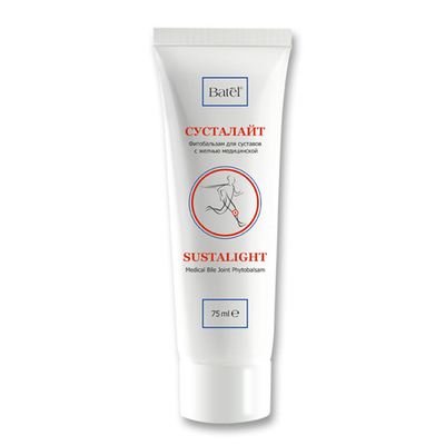 Batel. Фитобальзам для суставов с желчью медицинской "Сусталайт"