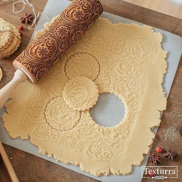 Скалка с узором Морозные узоры