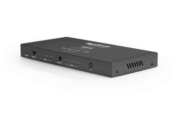 Wyrestorm EXP-MX-0402-H2 - компакный матричный  HDMI коммутатор (4K/60 4:4:4), 4 входа, 2 выхода (масштабируемые), поддержка дэ-эмбендинга аудио, ARC, CEC.