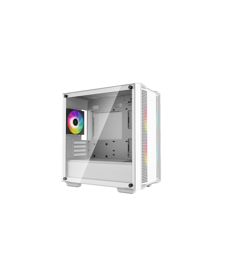 Deepcool CC360 WH ARGB без БП, боковое окно (закаленное стекло), белый, mATX
