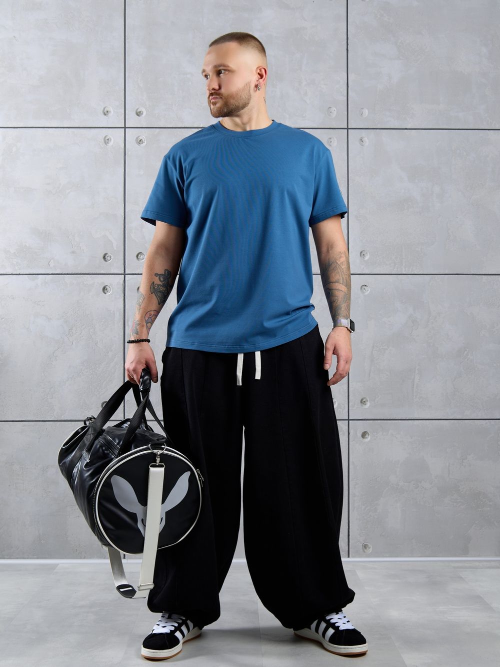 Фуфайка (футболка) мужская Арчи-1 Виотекс ИНДИГО