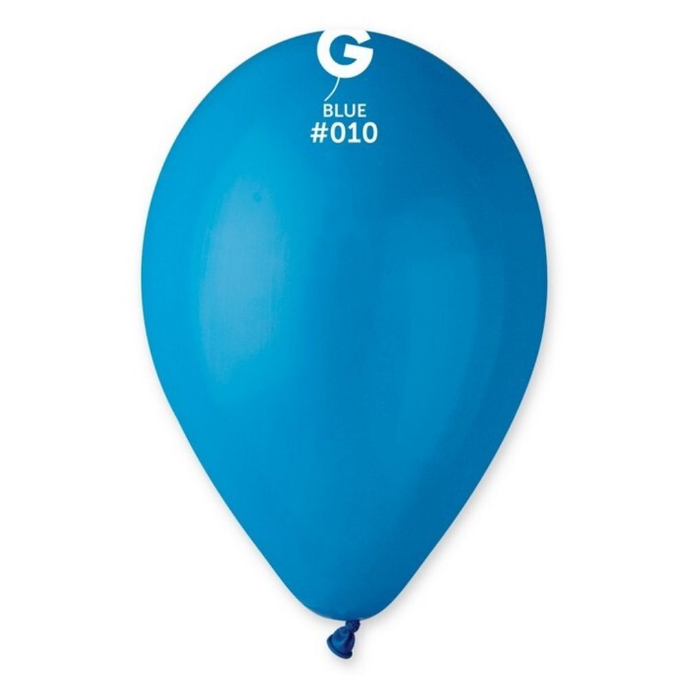 Воздушные шары Gemar, цвет 010 пастель, синий, 25 шт. размер 18&quot;
