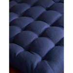 Подушка на стул из хлопка темно-синего цвета из коллекции essential, 35х35 см